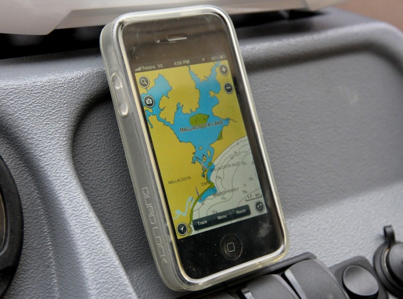 Using your as a marine GPS for fishing and boating