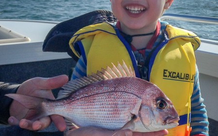 snapper kids fishing