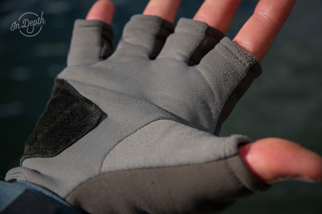 simms exstream half finger glove